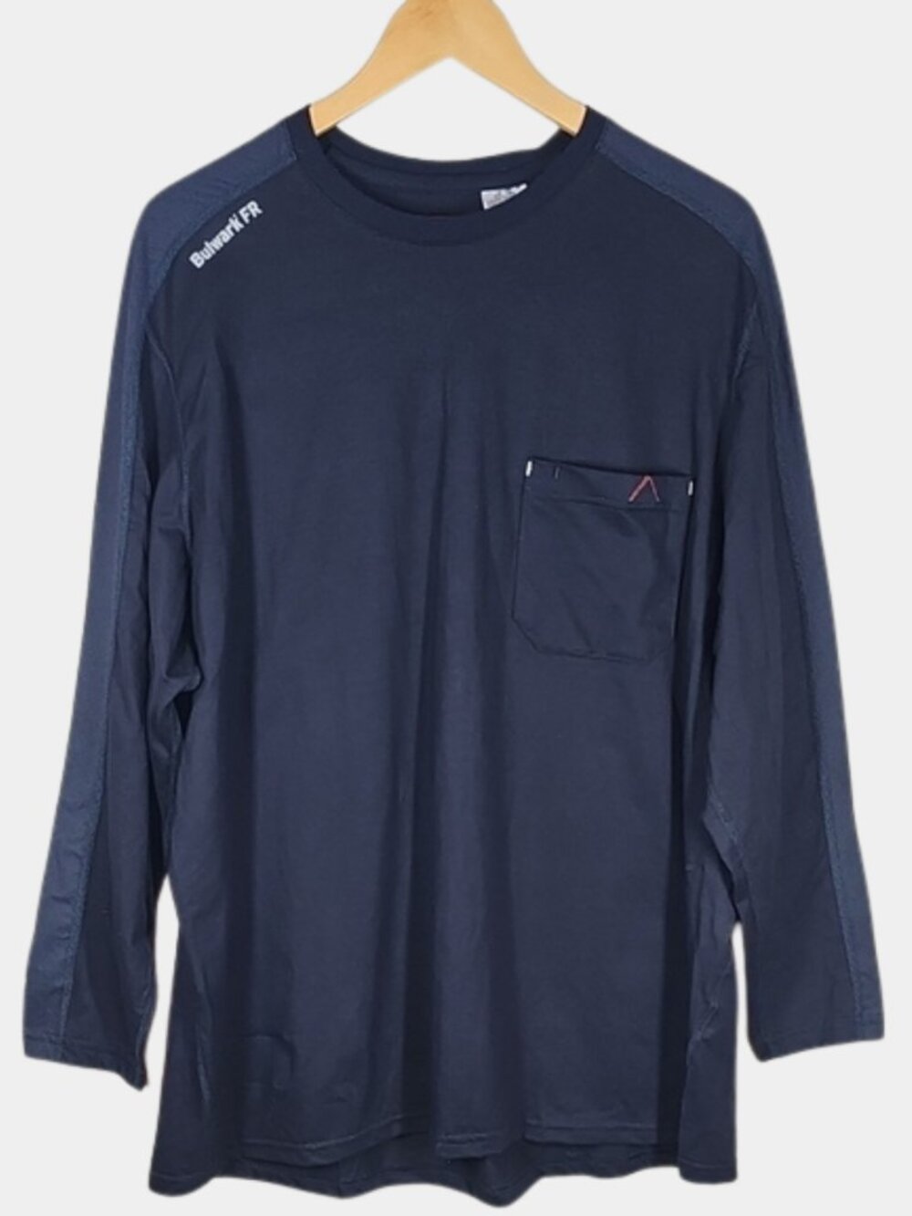 NWT Bulwark FR Women's Flex Knit Tee XXL Navy Flame Resistant Workwear Safety